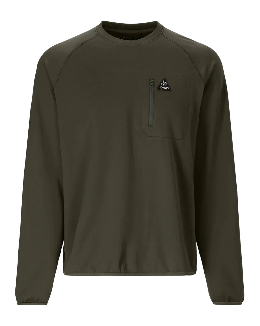 Jones Flagship Grid Crew Fleece - Green