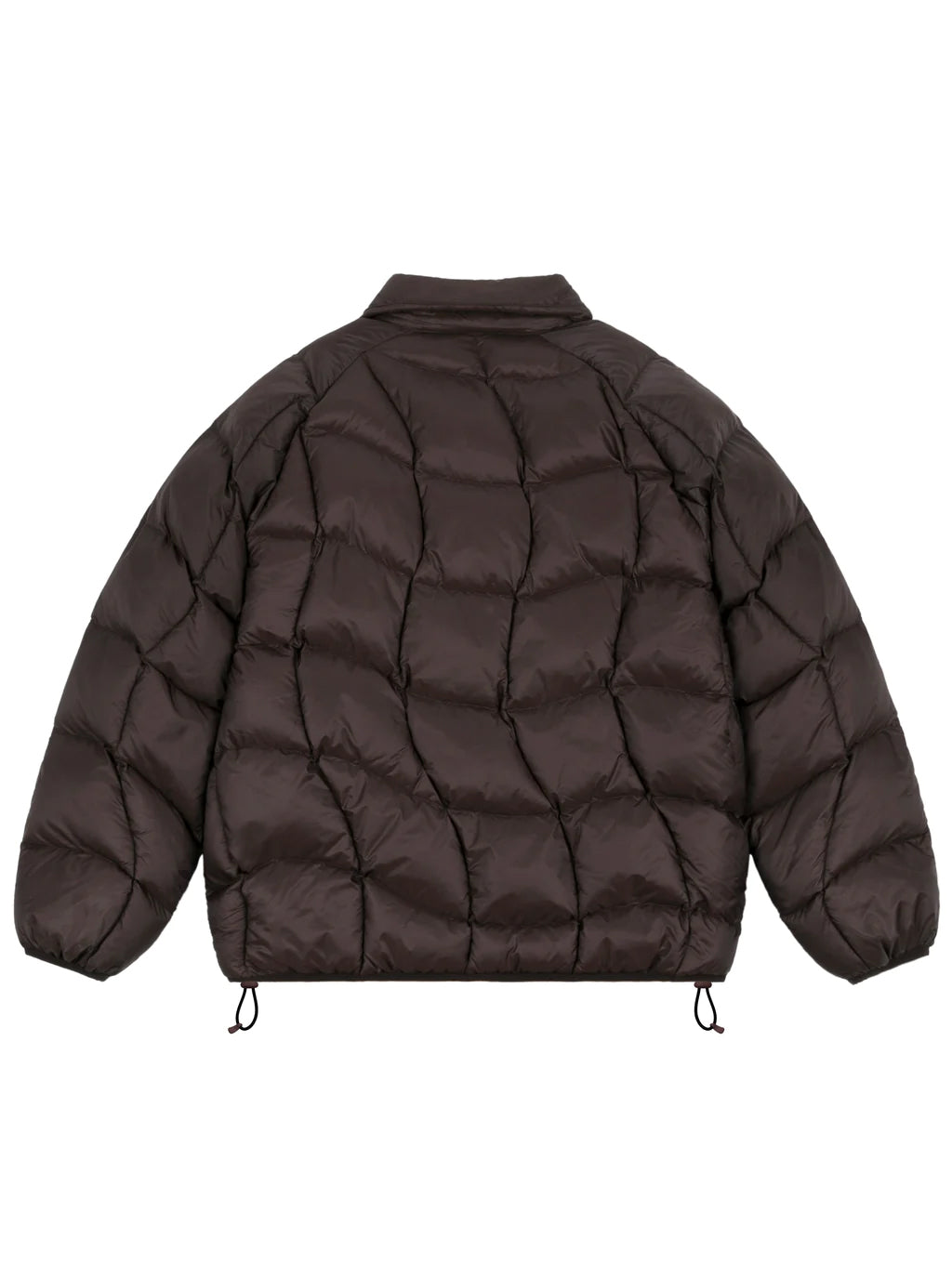 Dime Midweight Wave Puffer Jacket - Espresso