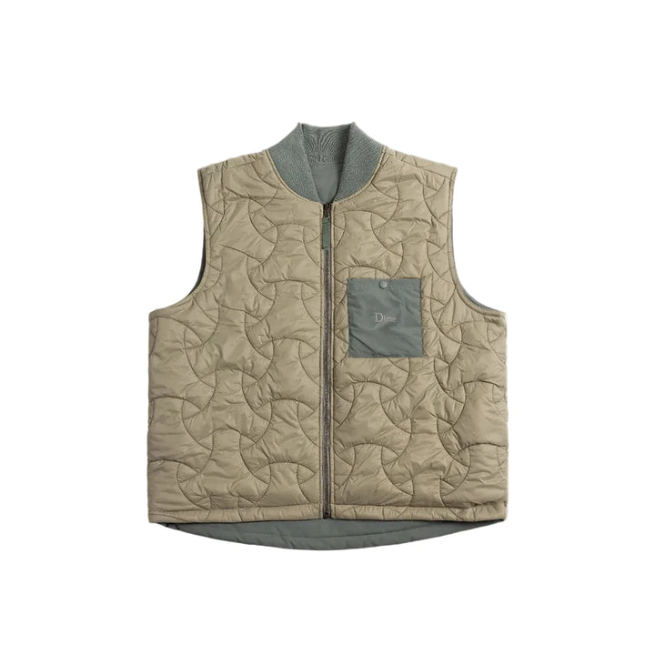Dime Reversible Vest - Sage