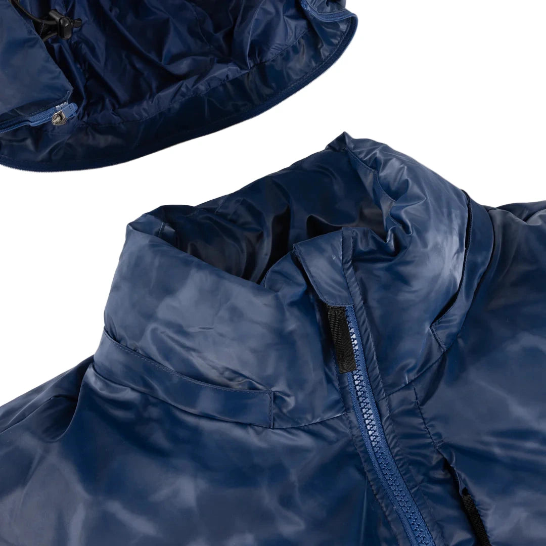Dime Wavy Puffer Jacket - Smoke Blue – Civil Dime Wavy Puffer Jacket - Smoke Blue – Civil
