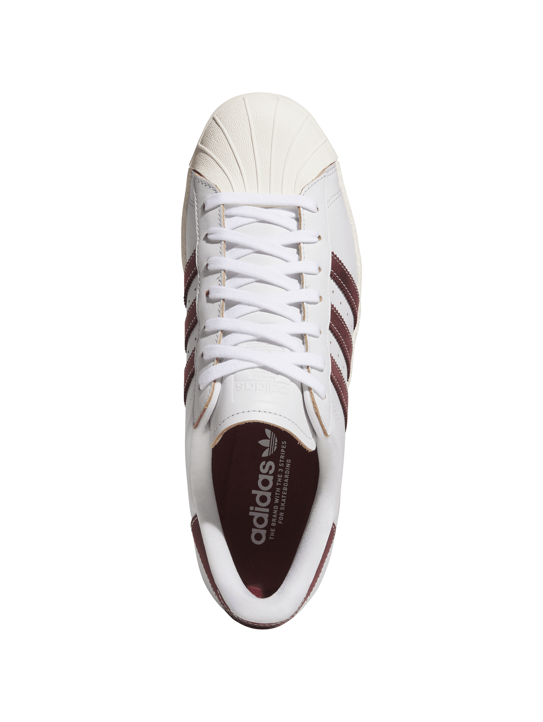Adidas Superstar 80 ADV - Crystal White / Shadow Red