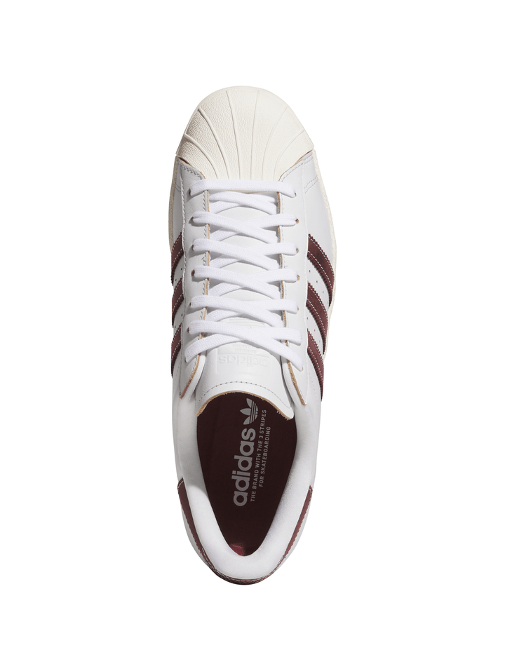 Adidas Superstar 80 ADV - Crystal White / Shadow Red