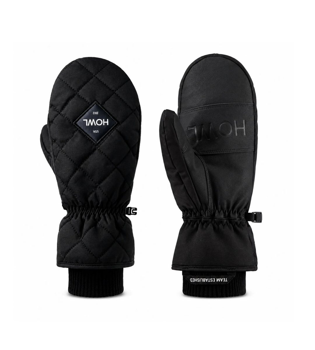 2027 Howl Quilted Mitt - Black