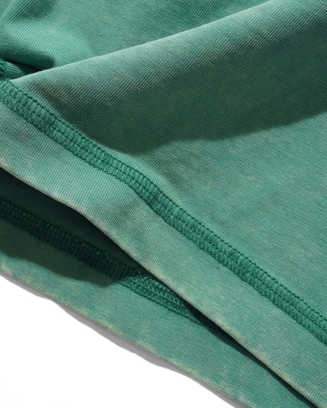 Butter Jive Overlock Stitch Tee - Distressed Jade