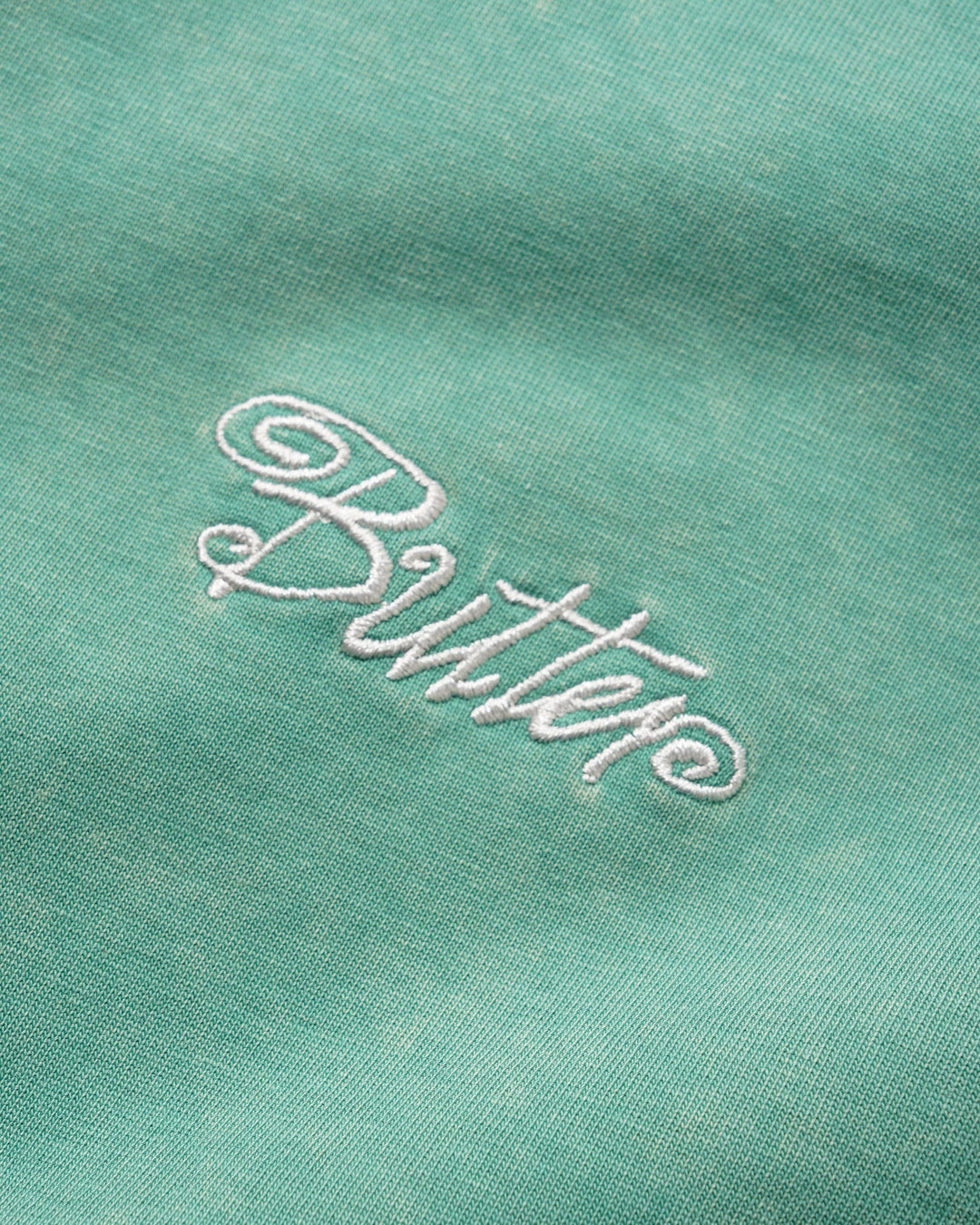 Butter Jive Overlock Stitch Tee - Distressed Jade