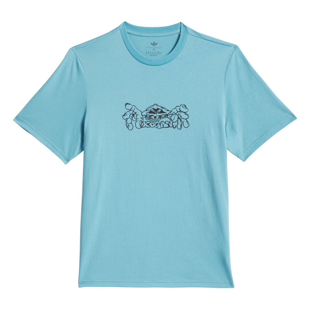 Adidas Kogan Logo Tee - Preloved Blue