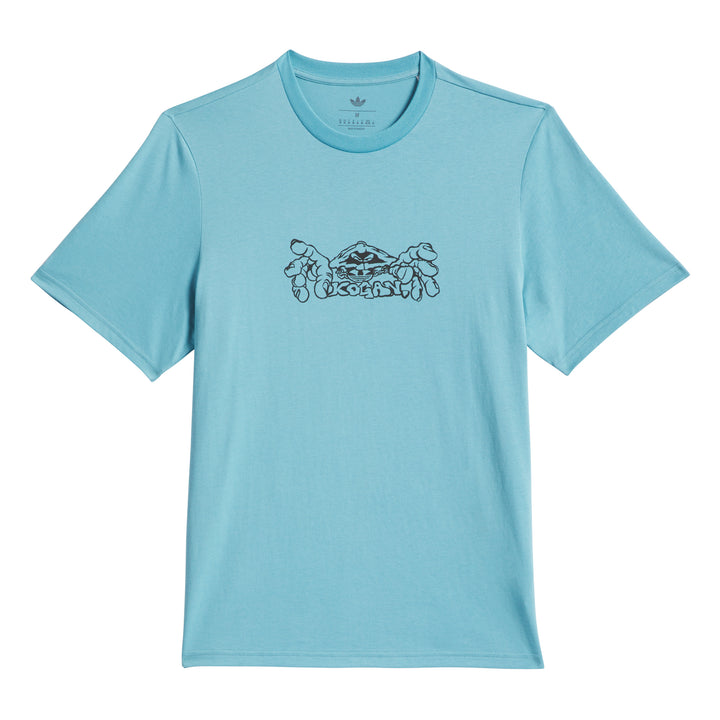 Adidas Kogan Logo Tee - Preloved Blue