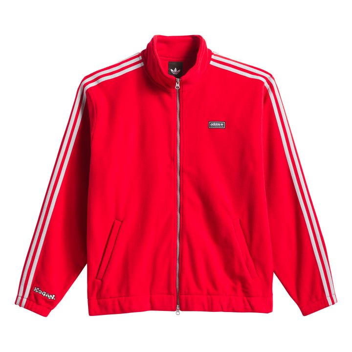 Adidas Kogan Fleece Jacket - Better Scarlet