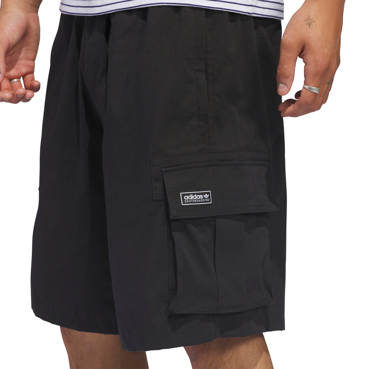 Adidas Skate EXC Cargo Short - Black / Black