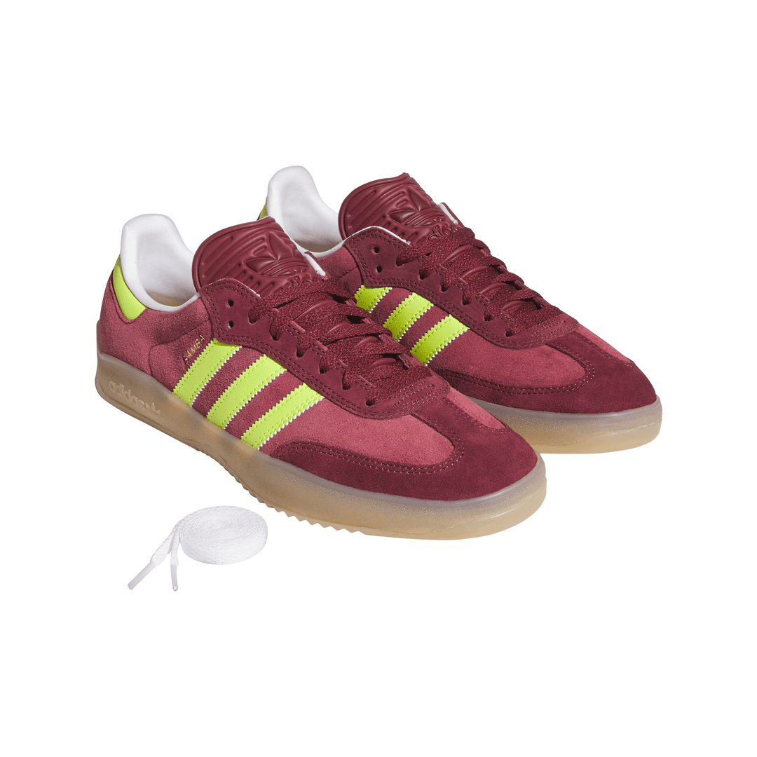 Adidas Puig Samba - Maroon / Semi Solar Yellow / Shadow Red