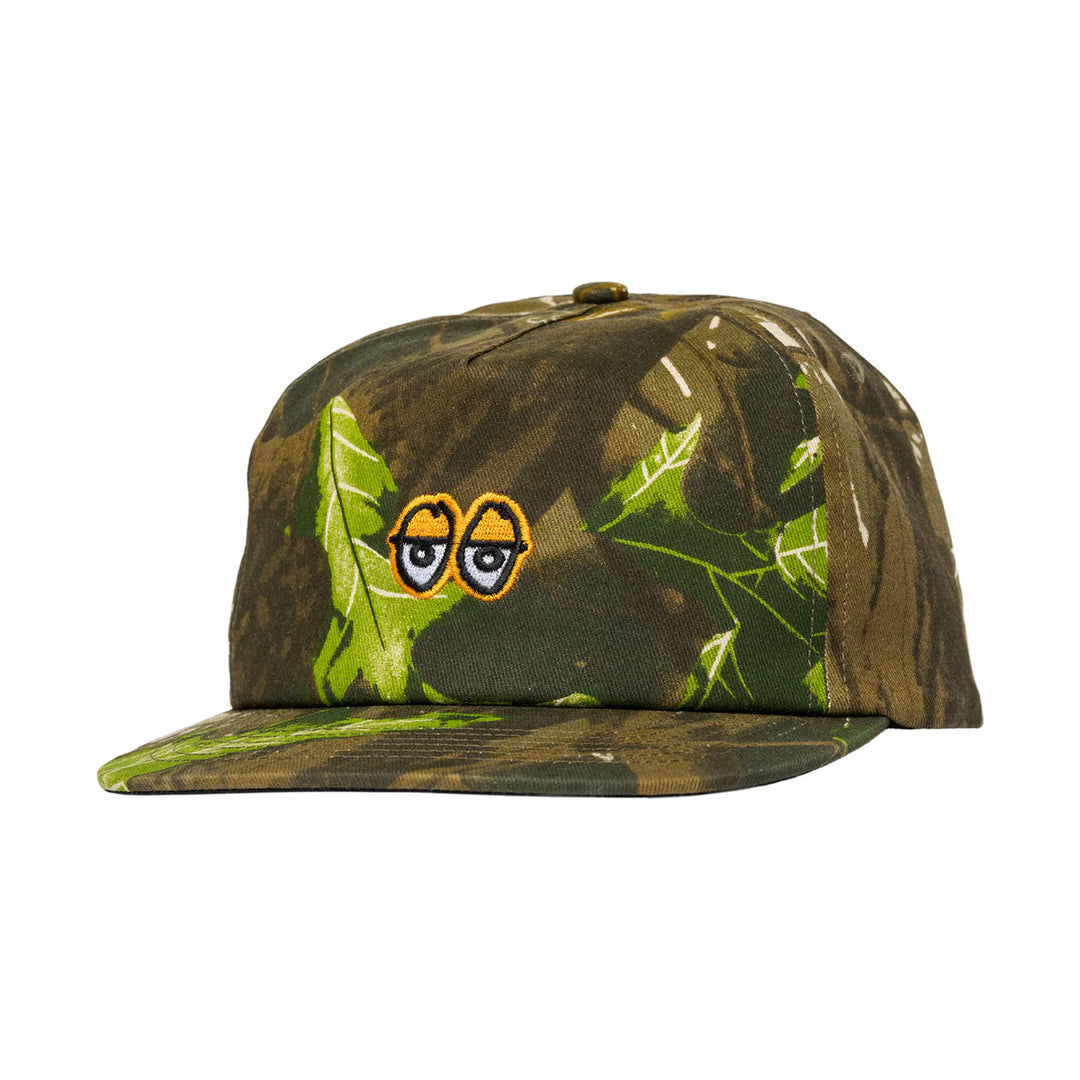 Krooked Eyes Camo Snapback - Tree Camo