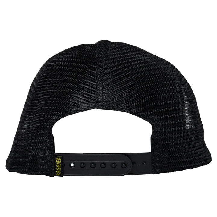 Krooked Mesh Camo Snap - Black