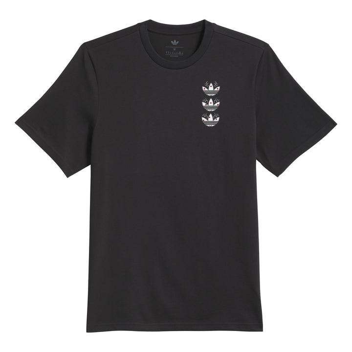 Adidas Temple Of Skate Curb Tee - Black / Multicolor