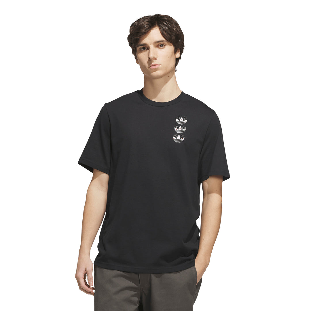 Adidas Temple Of Skate Curb Tee - Black / Multicolor