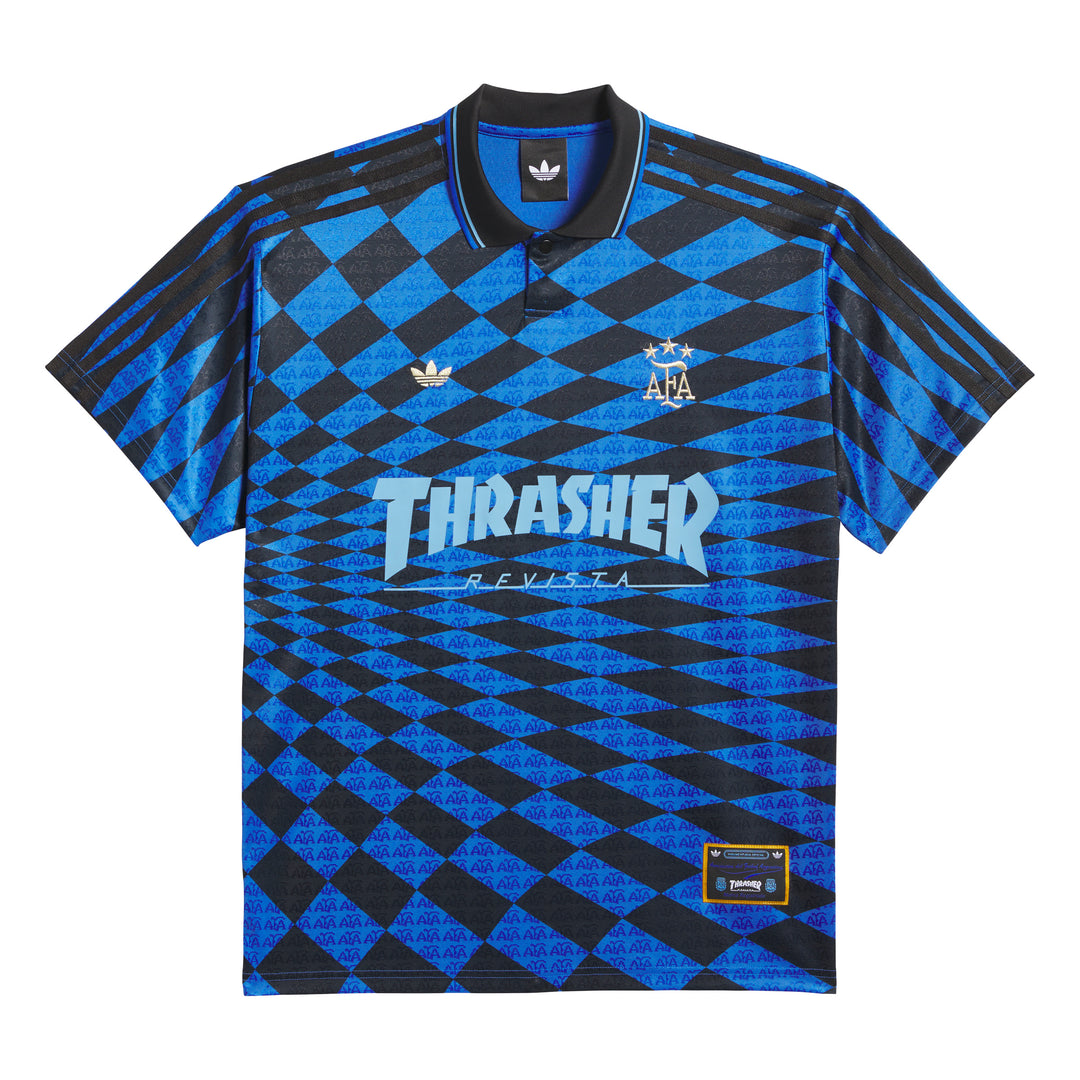 Adidas Thrasher x AFA Jersey - Black / Blue