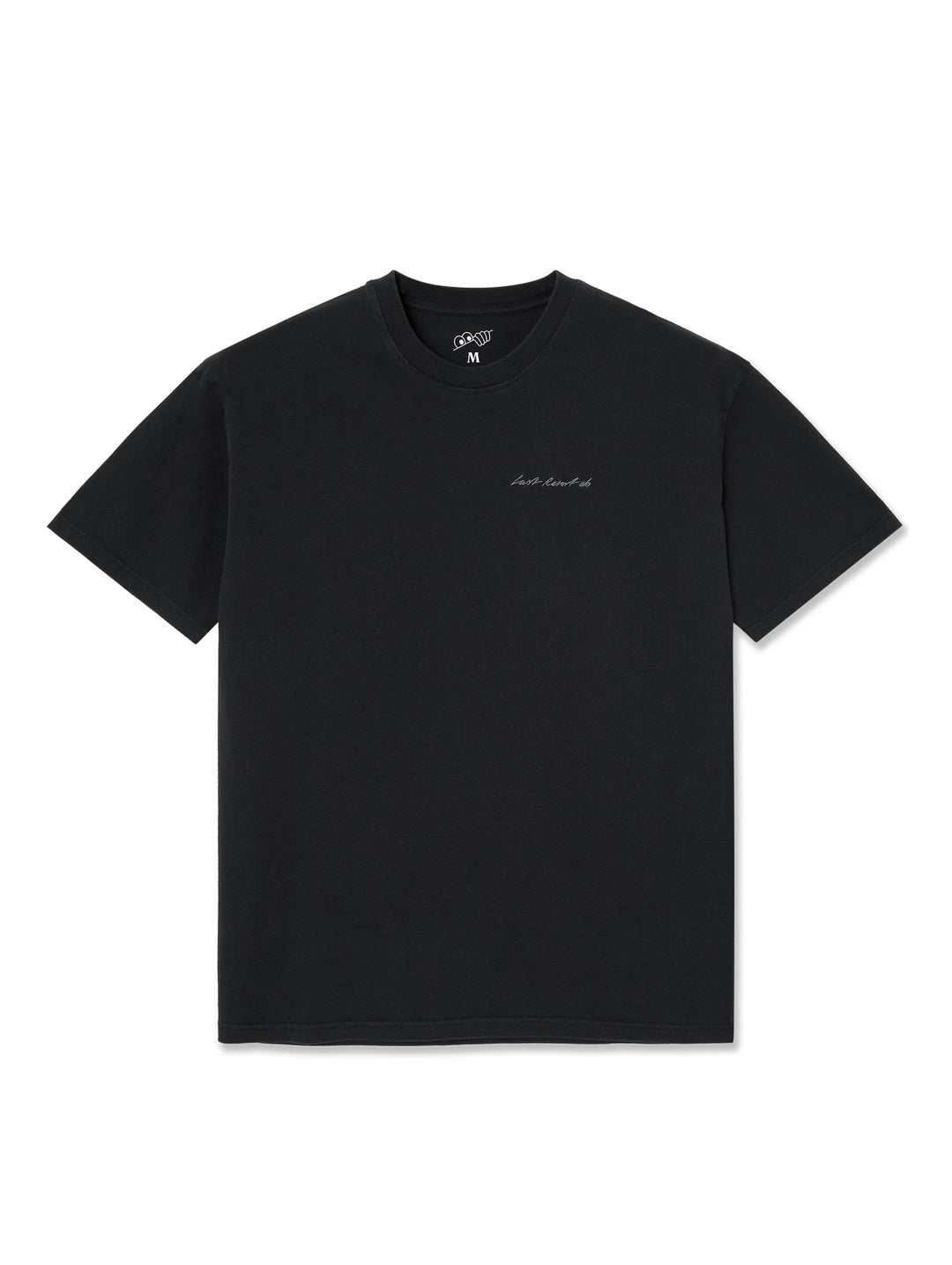 Last Resort Signature Tee - Washed Black