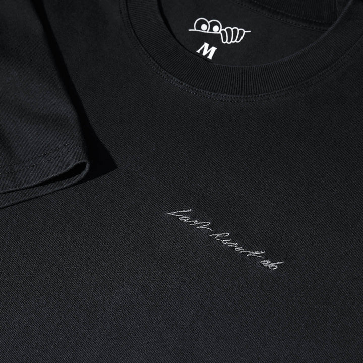 Last Resort Signature Tee - Washed Black