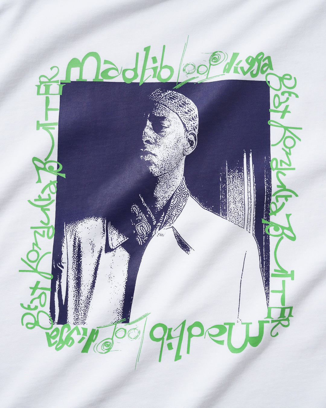 Butter x Madlib Loop Digga Tee - White