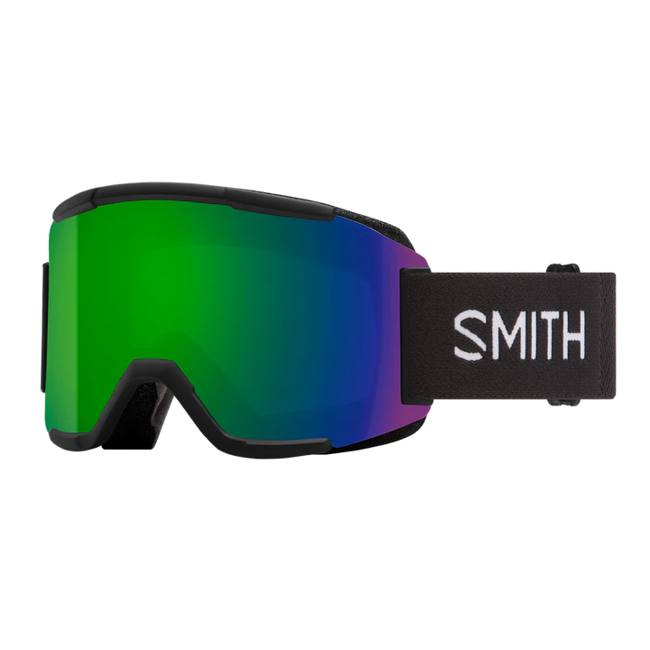 2026 Smith Squad Goggles - Black / Sun Green Mirror / Yellow