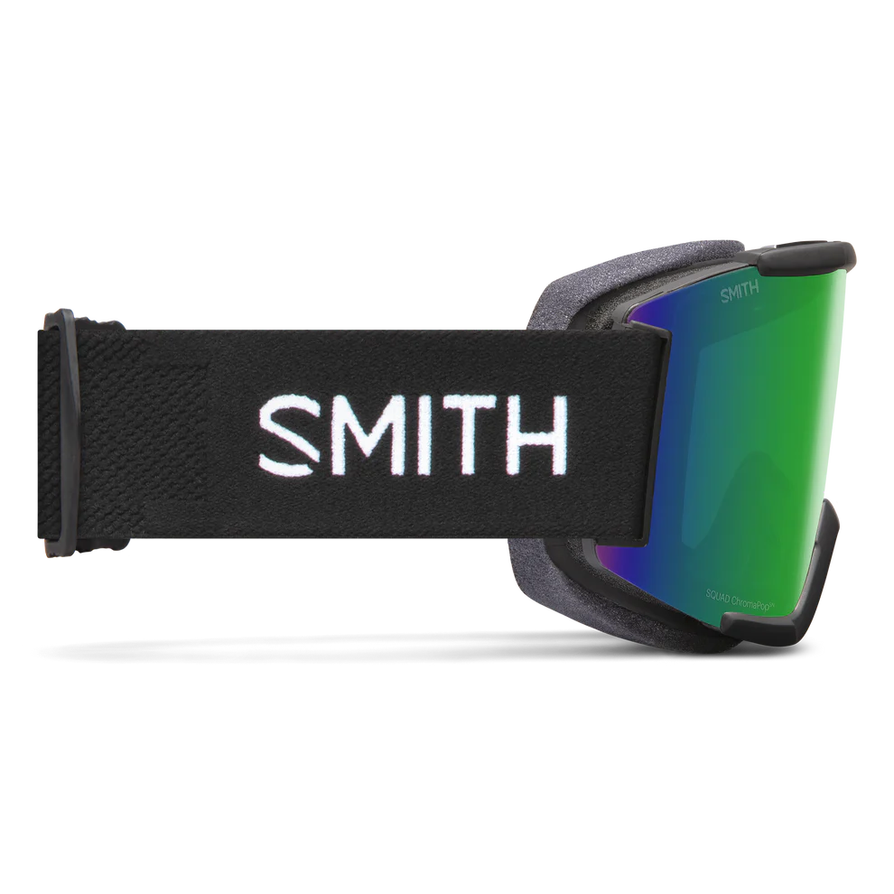 2026 Smith Squad Goggles - Black / Sun Green Mirror / Yellow
