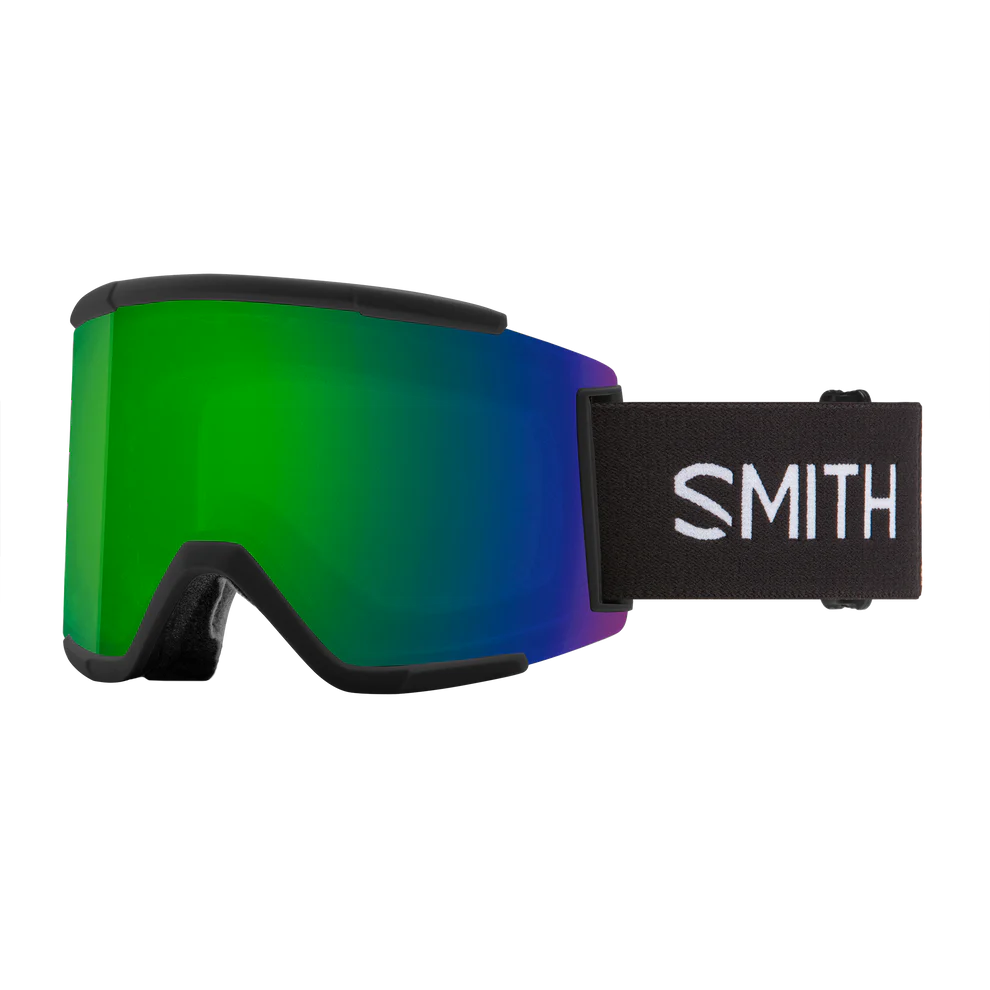 2026 Smith Squad XL Goggles - Black / Sun Green Mirror / Storm Rose Flash