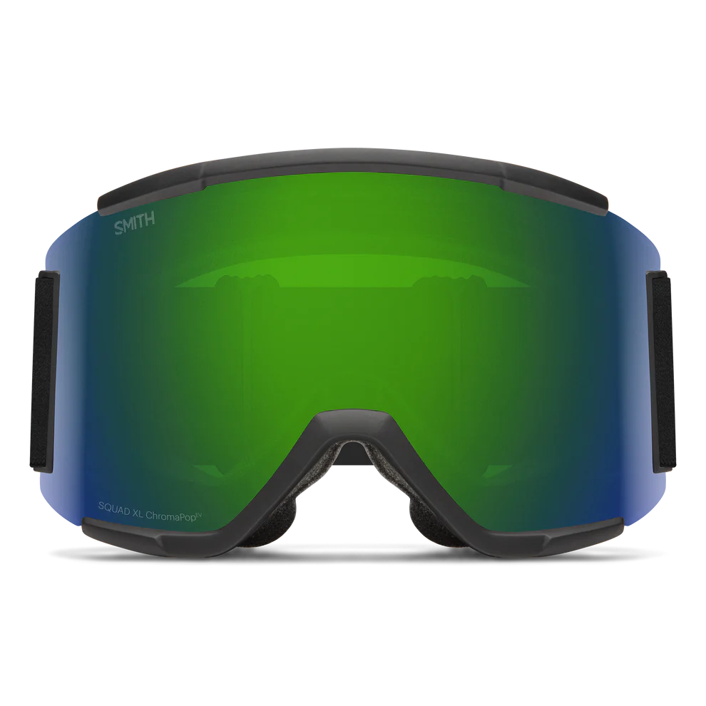 2026 Smith Squad XL Goggles - Black / Sun Green Mirror / Storm Rose Flash