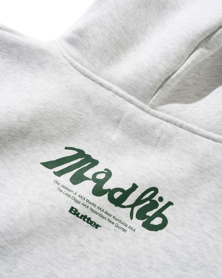 Butter x Madlib Pullover Hood - Ash