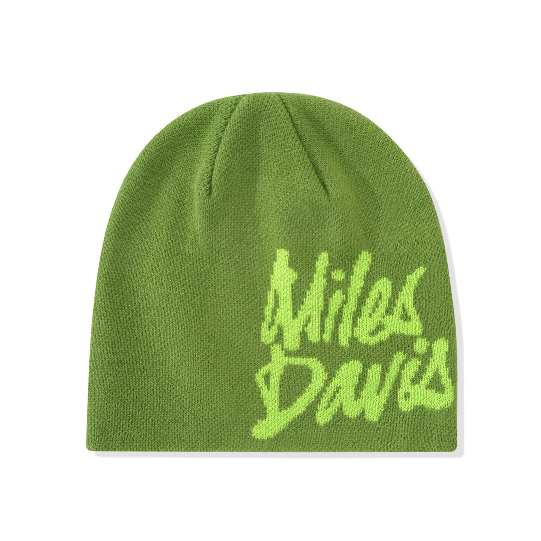 Butter x Miles Davis Skully Beanie - Moss