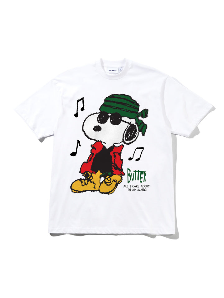 Butter x Peanuts Music Tee - White