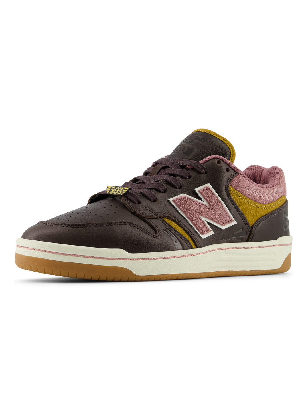New Balance Numeric 480 x Jeremy Fish 303 - Brown / Pink