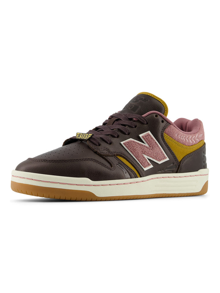 New Balance Numeric 480 x Jeremy Fish 303 - Brown / Pink