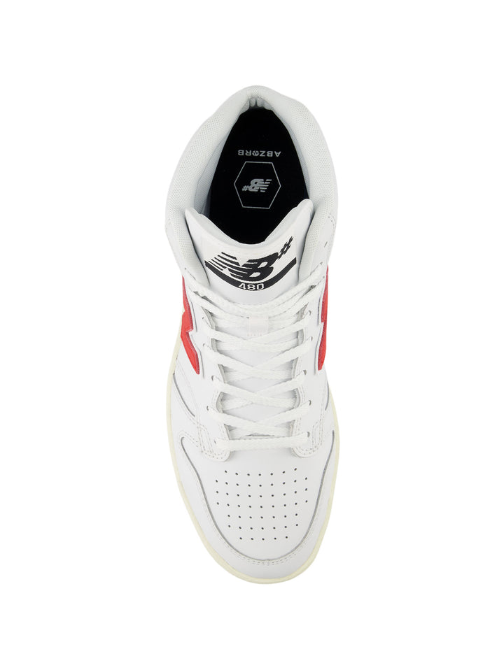 New Balance Numeric 480 High - White / Red
