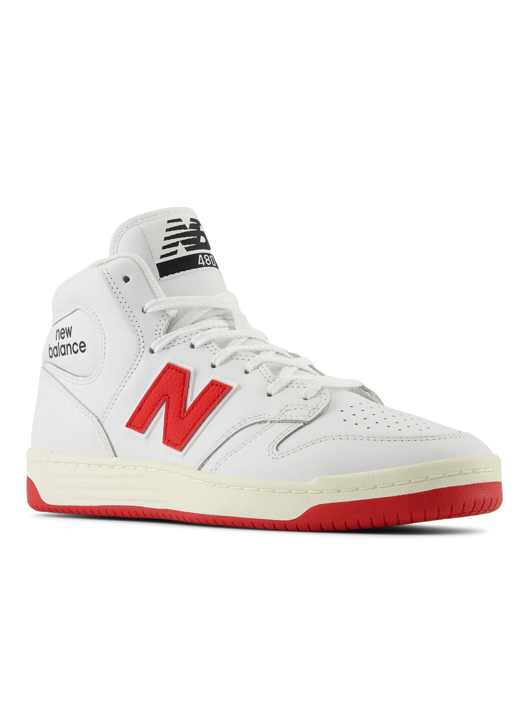 New Balance Numeric 480 High - White / Red