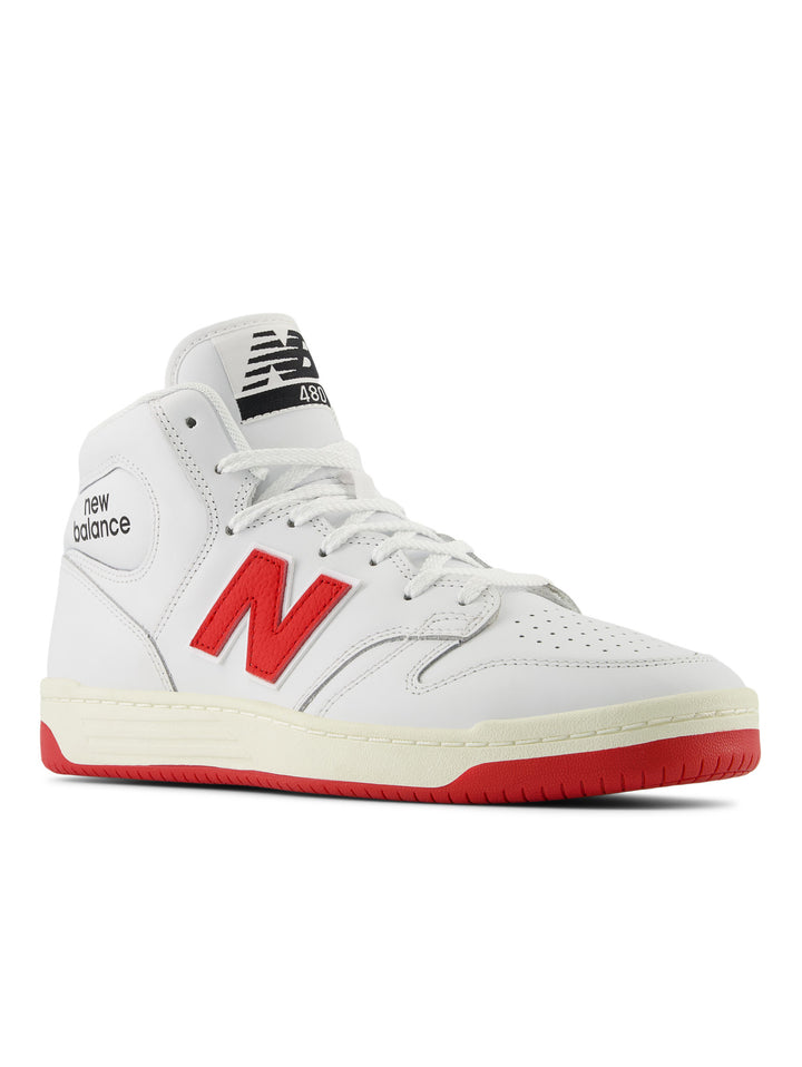 New Balance Numeric 480 High - White / Red