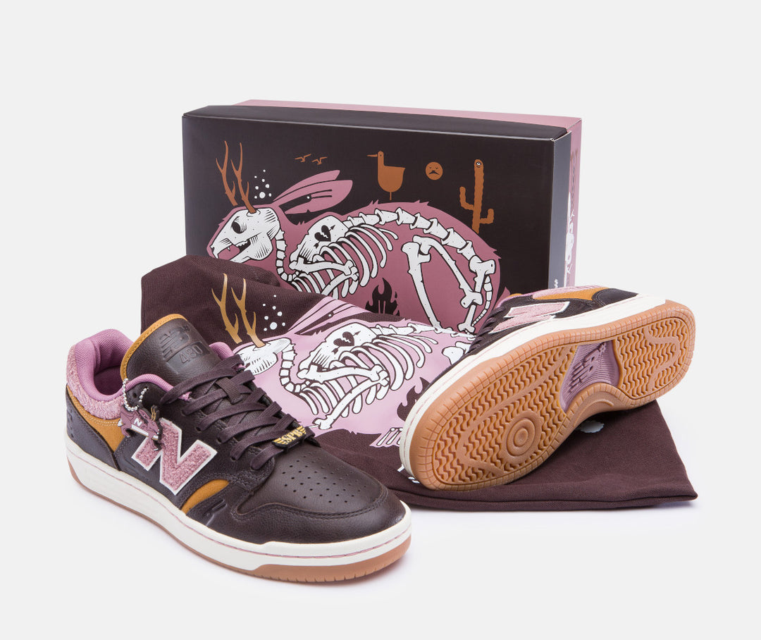 New Balance Numeric 480 x Jeremy Fish 303 - Brown / Pink