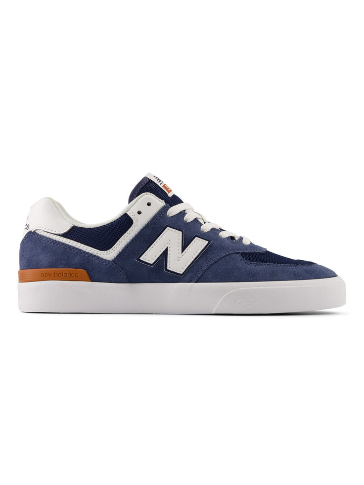 New Balance Numeric 574 Vulc - Blue / White