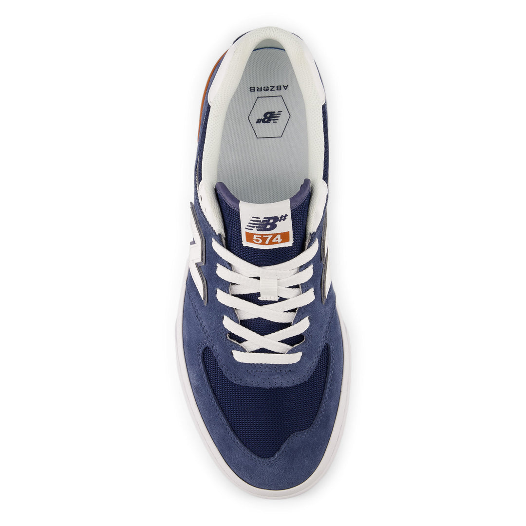 New Balance Numeric 574 Vulc - Blue / White