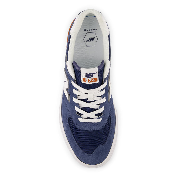 New Balance Numeric 574 Vulc - Blue / White