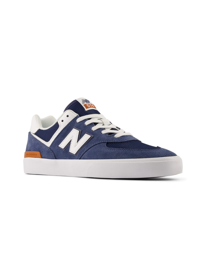New Balance Numeric 574 Vulc - Blue / White