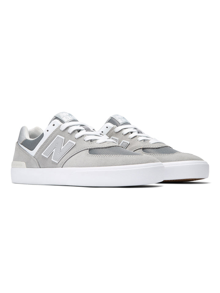 New Balance Numeric 574 Vulc - Grey / White