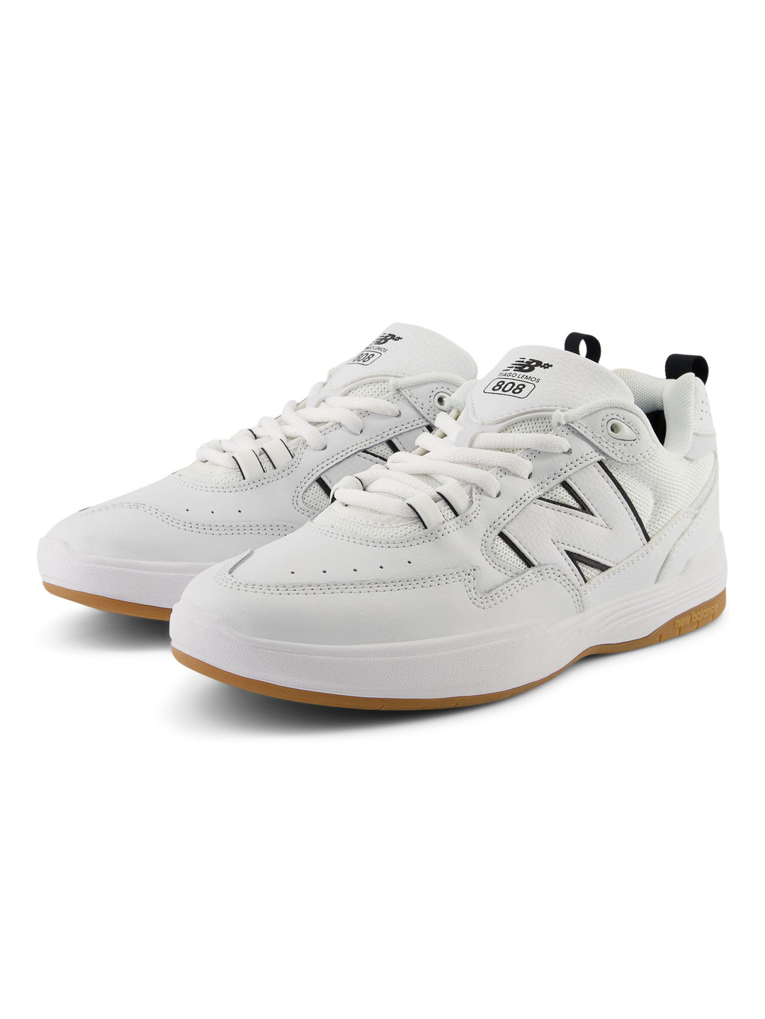 New Balance Numeric Tiago Lemos 808 - White / Black / Gum