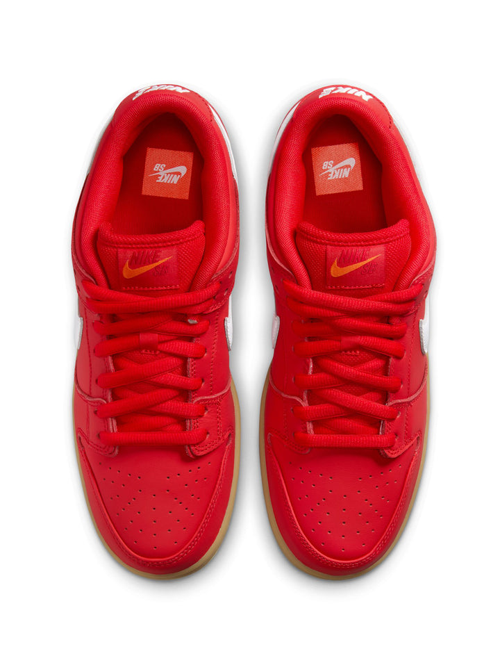 NIke Sb Dunk Low Pro Orange Label - University Red / White / Gum