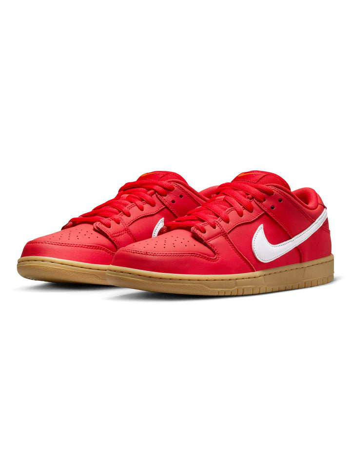 NIke Sb Dunk Low Pro Orange Label - University Red / White / Gum