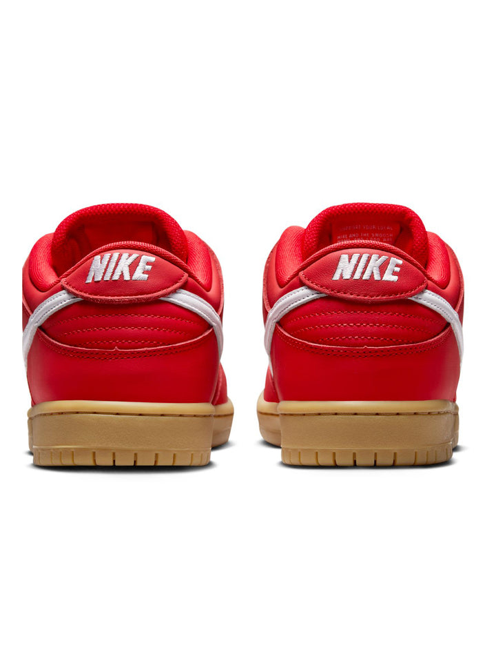 NIke Sb Dunk Low Pro Orange Label - University Red / White / Gum