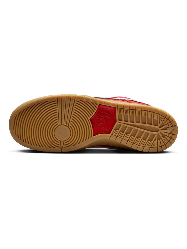 NIke Sb Dunk Low Pro Orange Label - University Red / White / Gum
