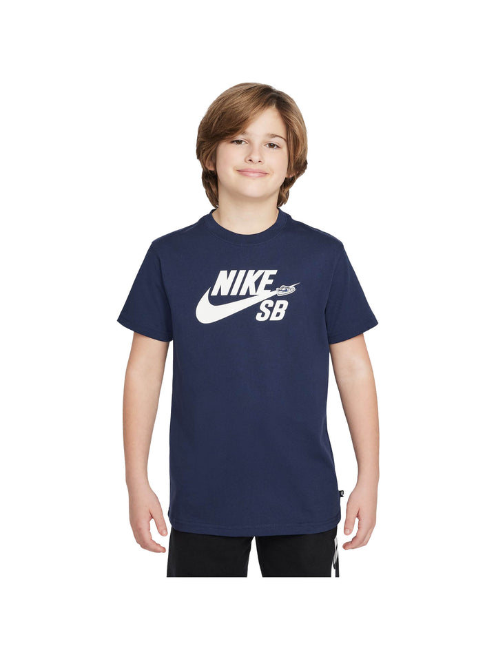 Nike SB Big Kids Tee - Midnight Navy