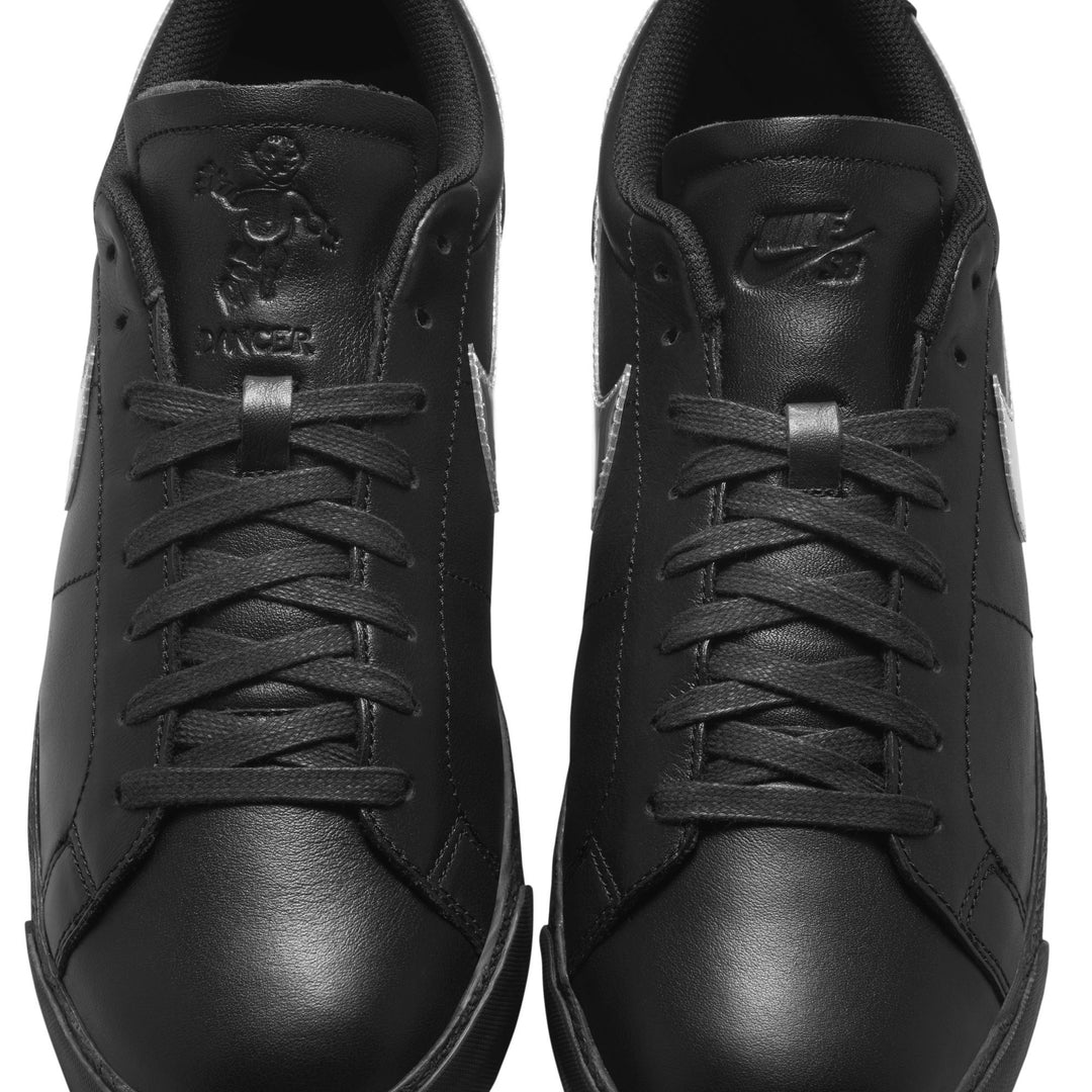 Nike SB Blazer Low Qs x Dancer - Black / Metallic Silver