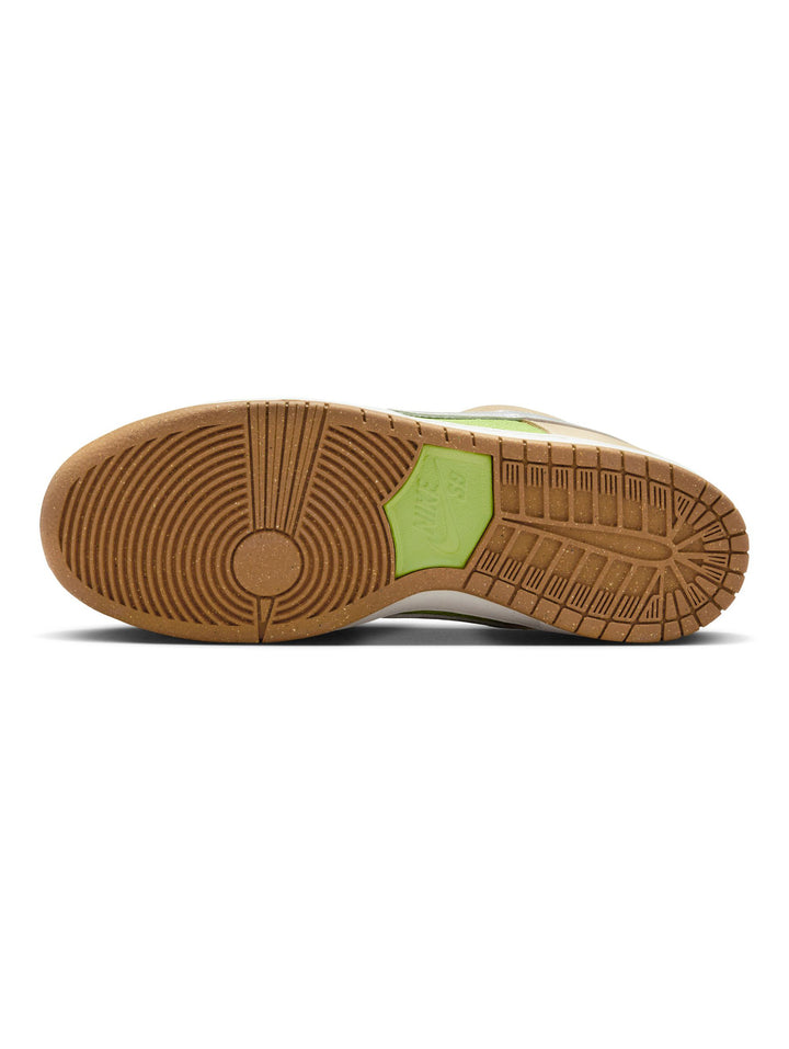 Nike SB Dunk Low Pro - Sesame / Metallic Silver / Pear (Escargot)
