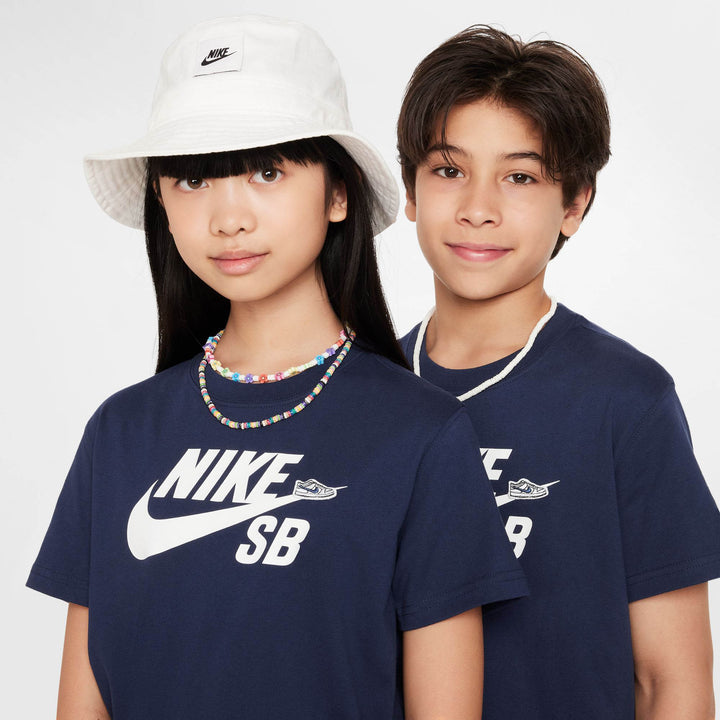 Nike SB Big Kids Tee - Midnight Navy