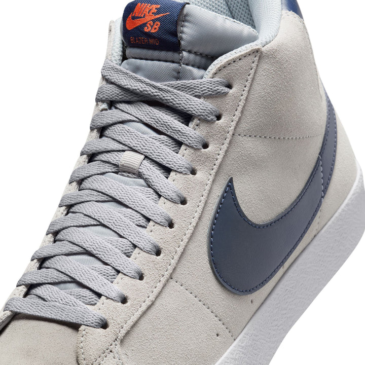 Nike SB Blazer Mid - Wolf Grey / Midnight Navy